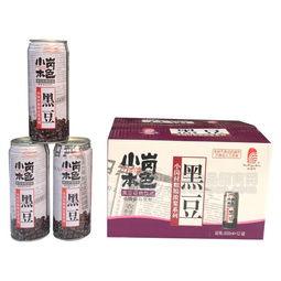 小崗本色黑豆谷物飲品500mlx12罐 健康飲品新選擇，與化肥銷售無關(guān)